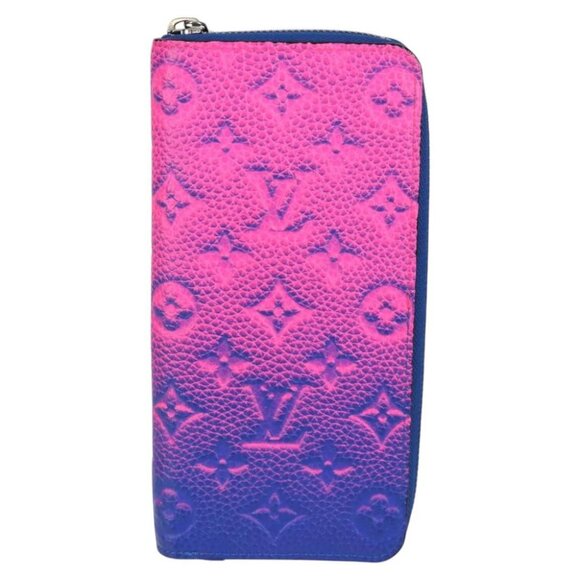 LOUIS VUITTON Illusion Zippy Wallet Vertical NM Wallet Pink - Picture 1 of 15